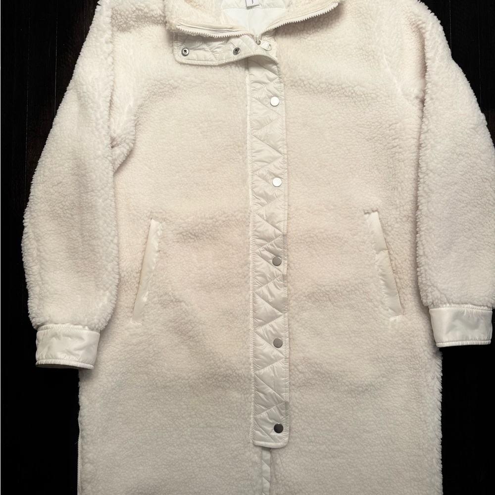 Athleta Off-White Teddy Jacket